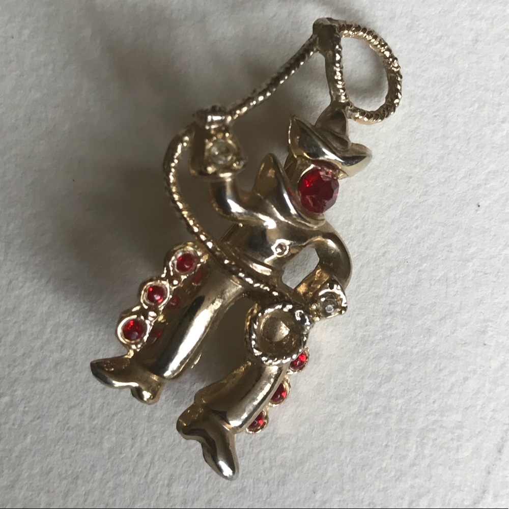 Vintage Rodeo Clown Pin